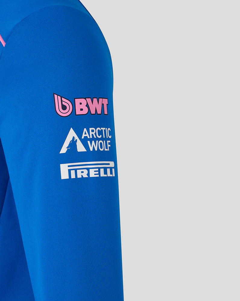 Oficial Unisex BWT Alpine Formula One Team Midlayer con Cuarto  de Cremallera