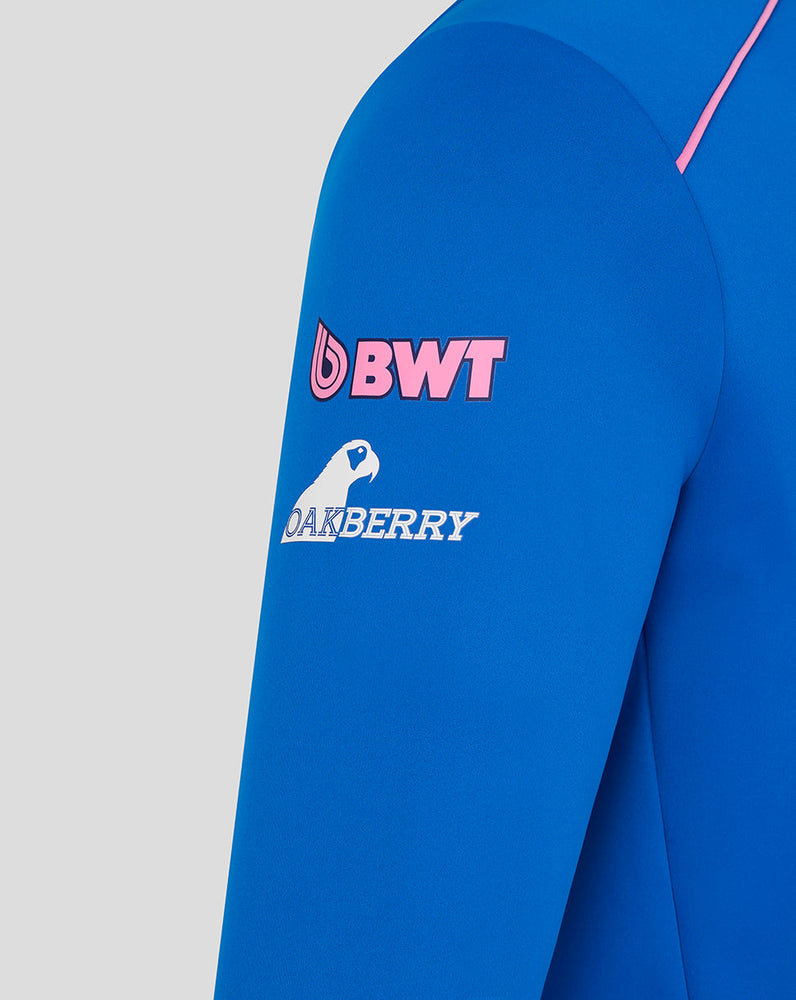 Oficial Unisex BWT Alpine Formula One Team Midlayer con Cuarto  de Cremallera