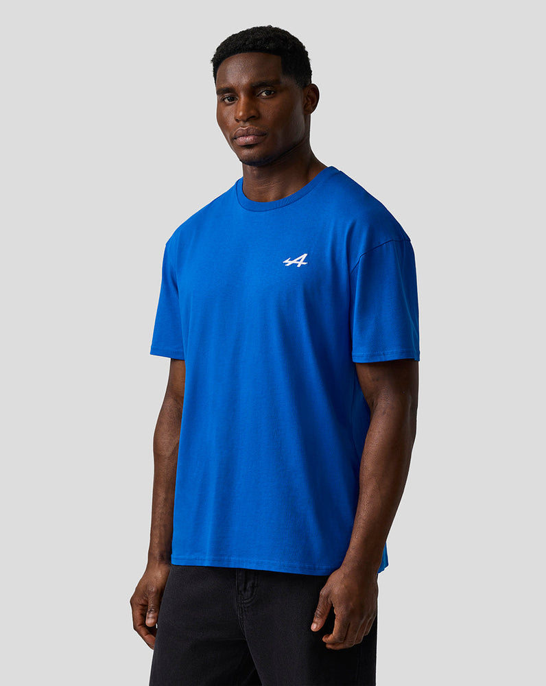 Unisex Relaxed Fit Camiseta – Lapis Blue