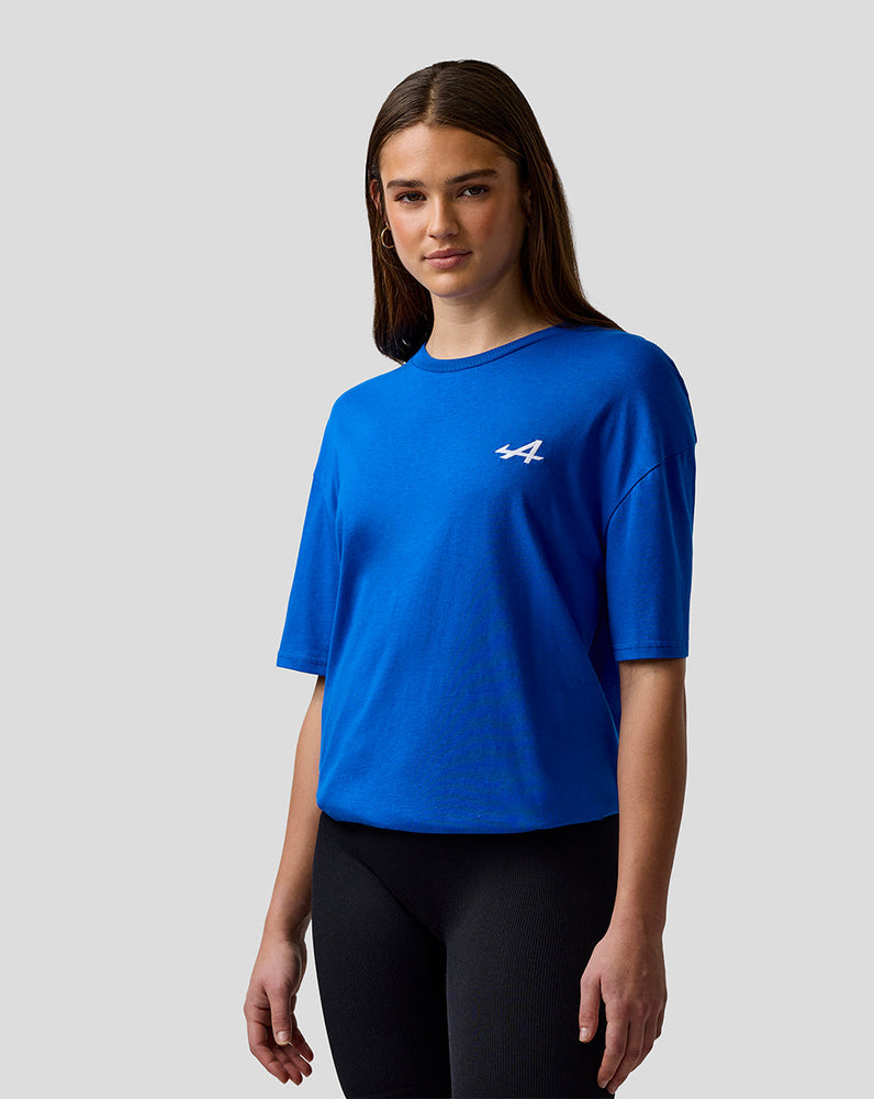 Unisex Relaxed Fit Camiseta – Lapis Blue