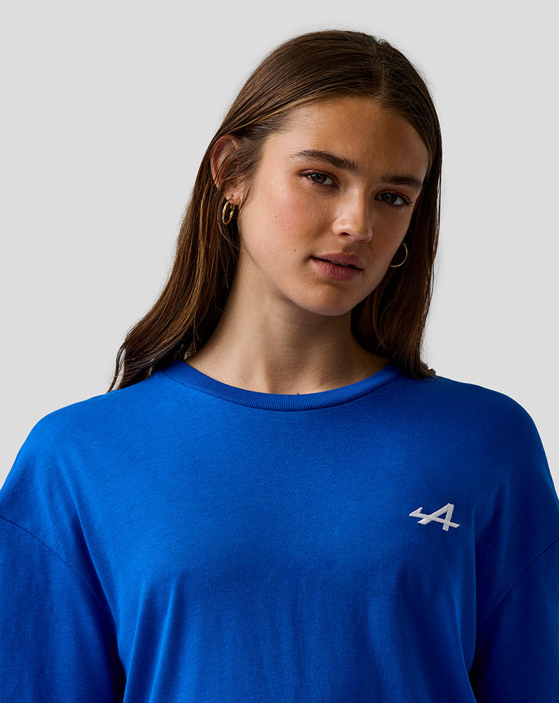Unisex Relaxed Fit Camiseta – Lapis Blue