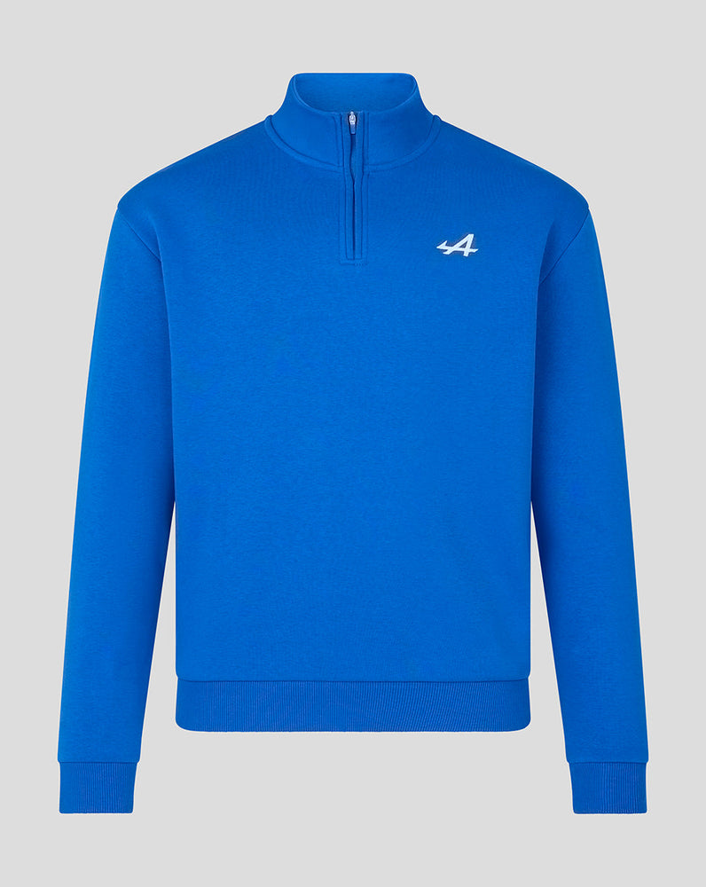 Unisex Core Camiseta con Cremallera Cuarto – Lapis Blue