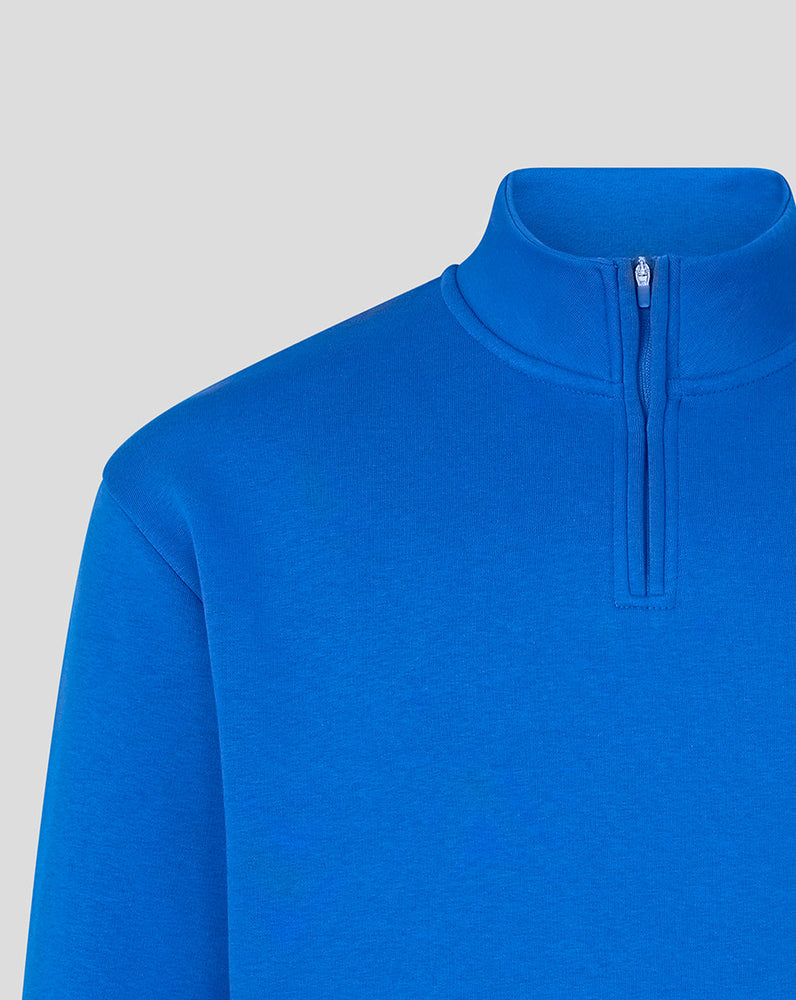 Unisex Core Camiseta con Cremallera Cuarto – Lapis Blue