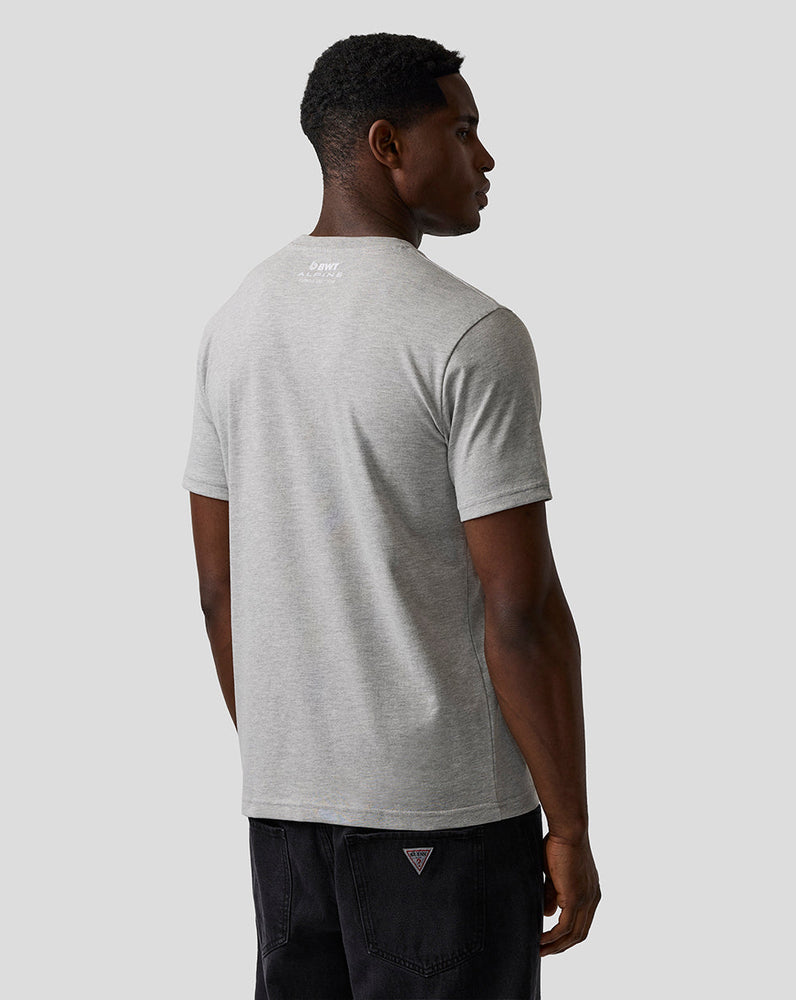 Unisex Regular Fit Graphic Camiseta – Grey Marl