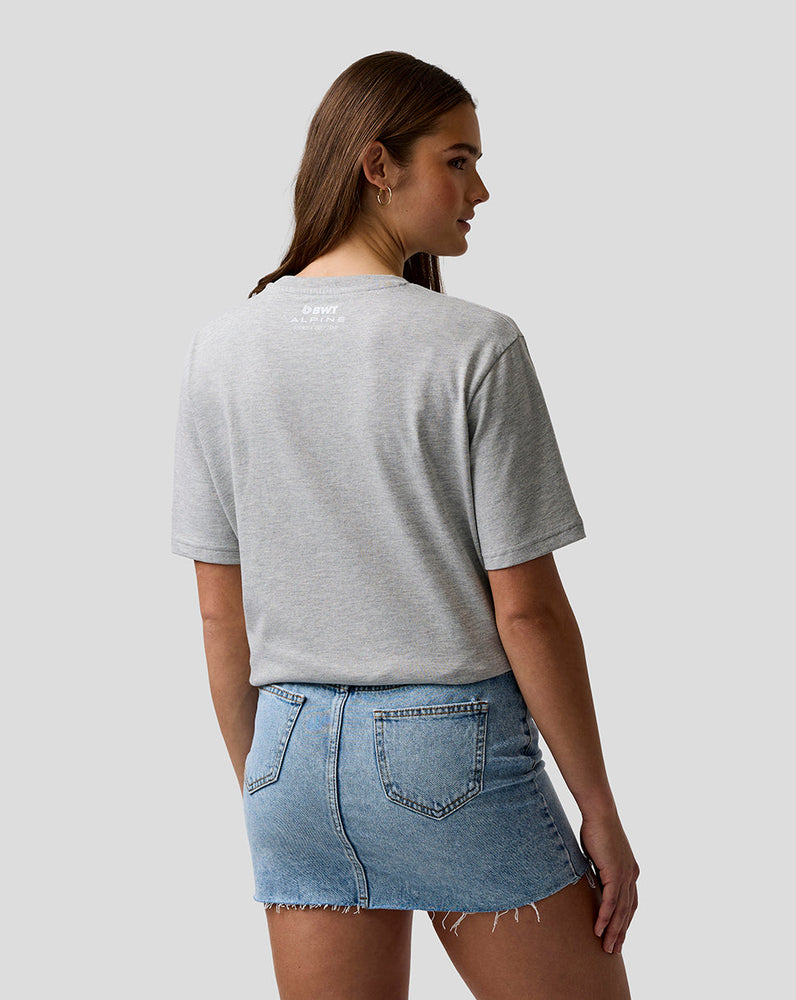 Unisex Regular Fit Graphic Camiseta – Grey Marl