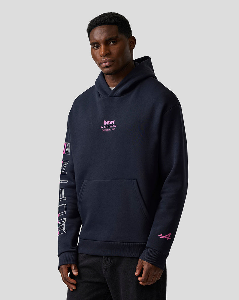 Unisex Relaxed Fit Graphic Sudadera con Capucha – Night Sky