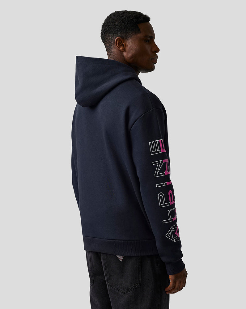 Unisex Relaxed Fit Graphic Sudadera con Capucha – Night Sky