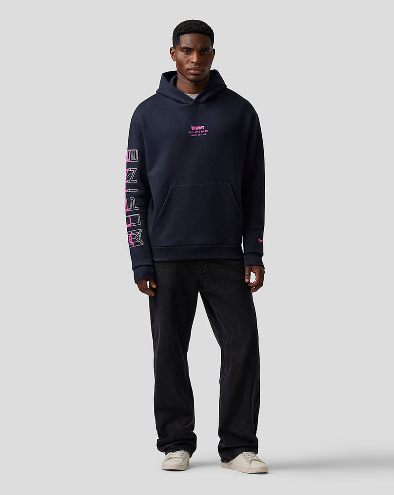 Unisex Relaxed Fit Graphic Sudadera con Capucha – Night Sky