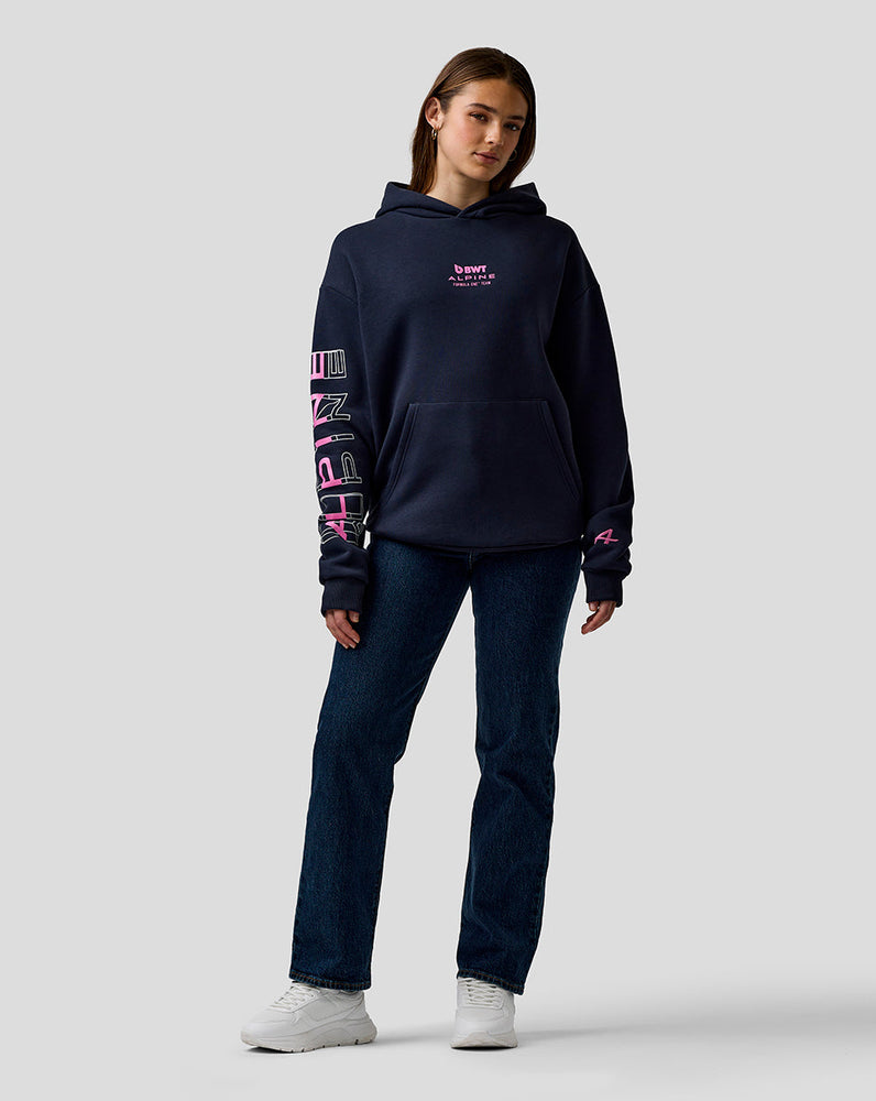 Unisex Relaxed Fit Graphic Sudadera con Capucha – Night Sky