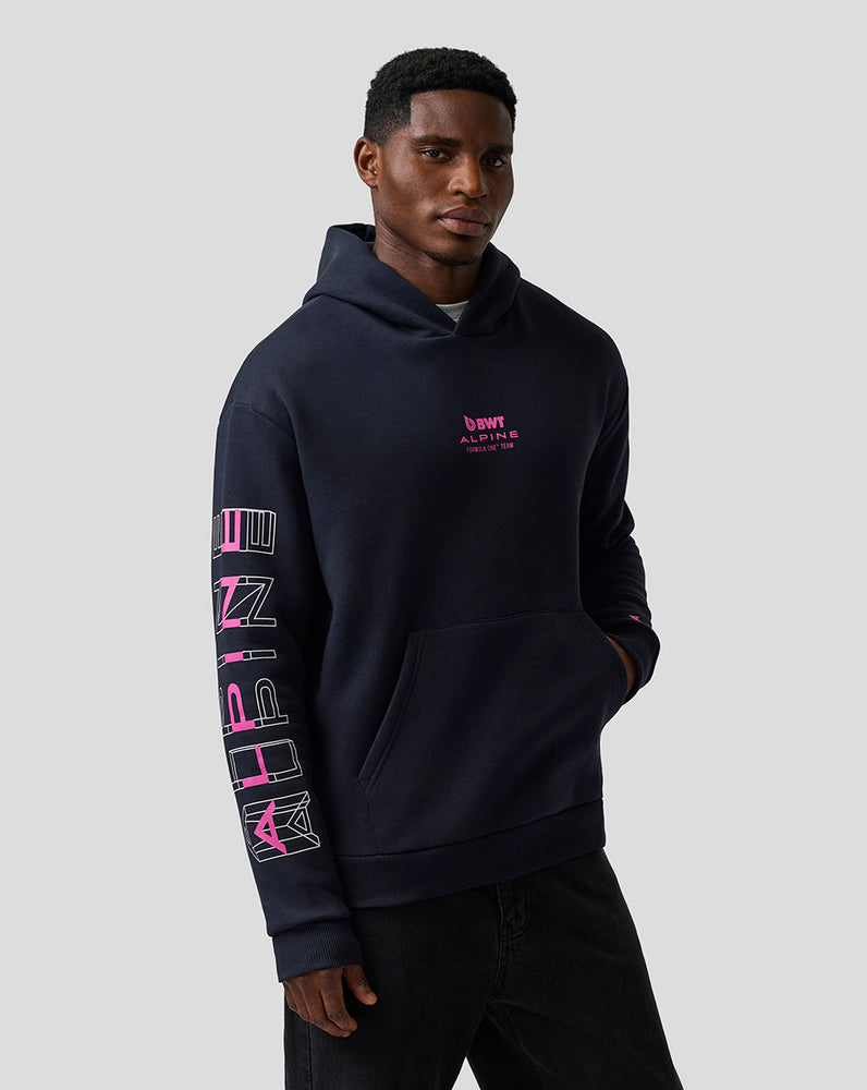 Unisex Relaxed Fit Graphic Sudadera con Capucha – Night Sky