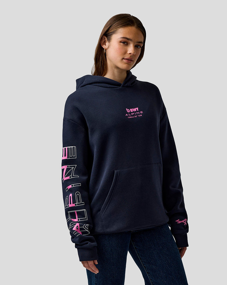 Unisex Relaxed Fit Graphic Sudadera con Capucha – Night Sky