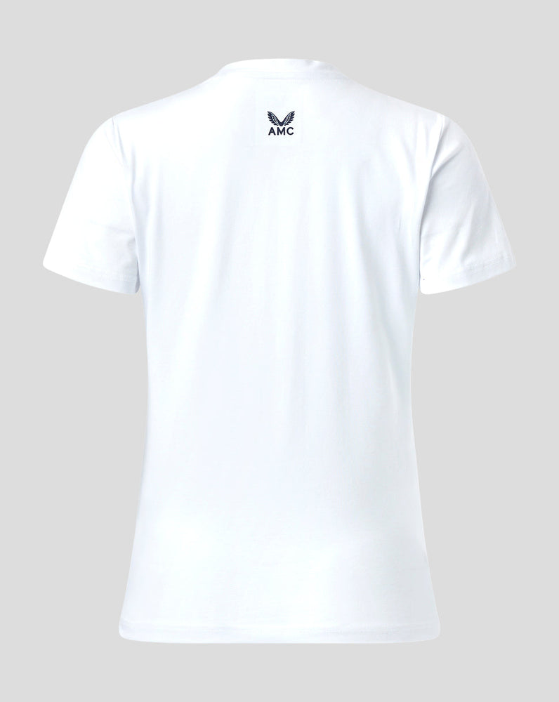 Camiseta de estilo de vida con estampado gráfico de AMC en blanco para mujer