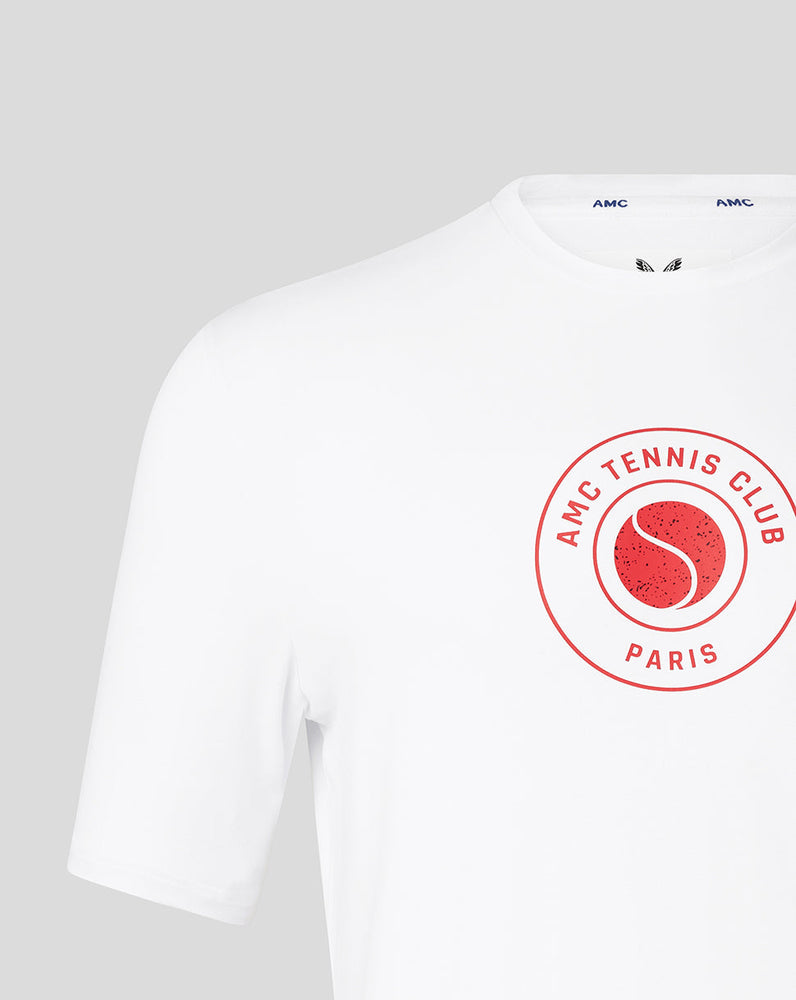 Camiseta estampada blanca Junior AMC Tennis Club Paris
