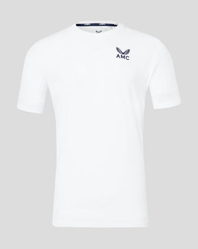 Camiseta de entrenamiento AMC Mesh Mix para hombre - Blanca