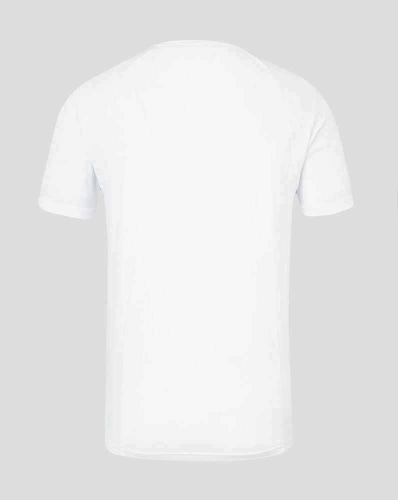 Camiseta de entrenamiento AMC Mesh Mix para hombre - Blanca