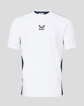 AMC Camiseta de entrenamiento técnico para hombre - Blanca