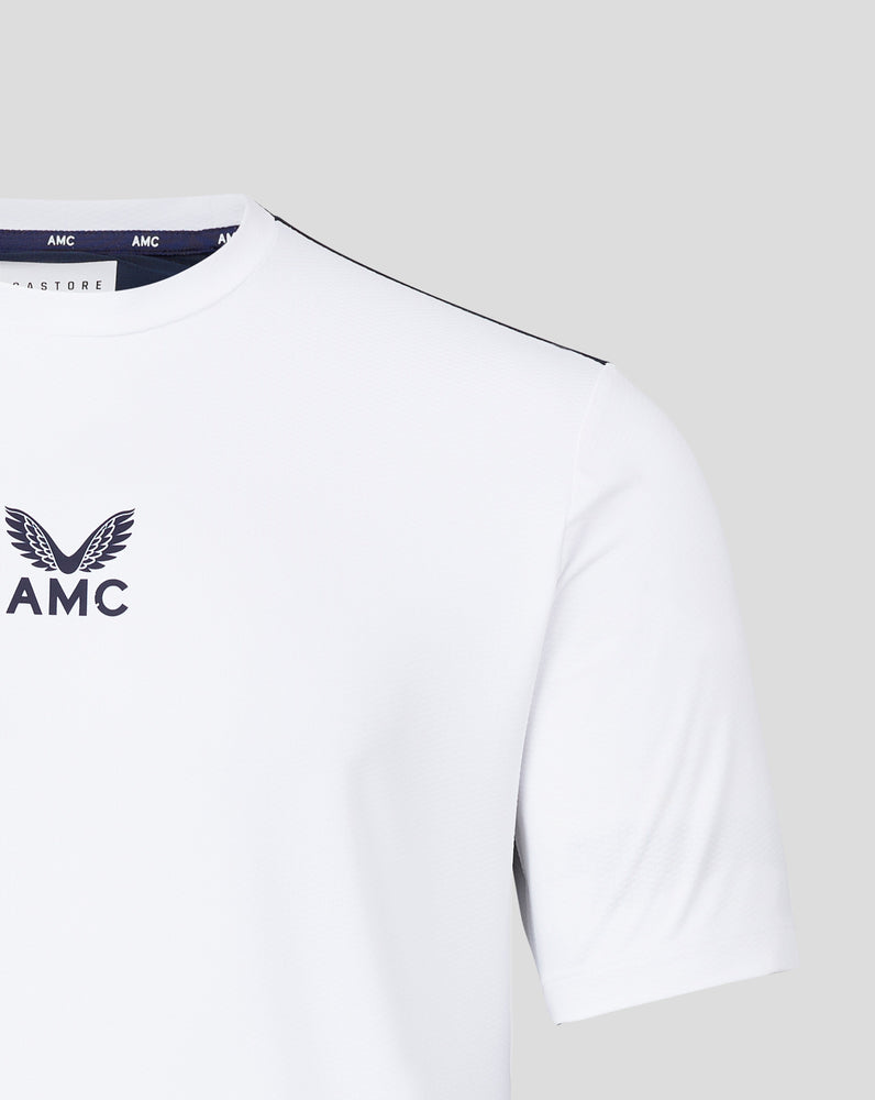 AMC Camiseta de entrenamiento técnico para hombre - Blanca