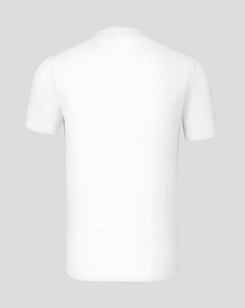 Camiseta Performance de manga corta AMC para hombre - Blanca