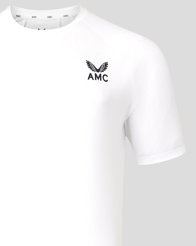 Camiseta Performance de manga corta AMC para hombre - Blanca
