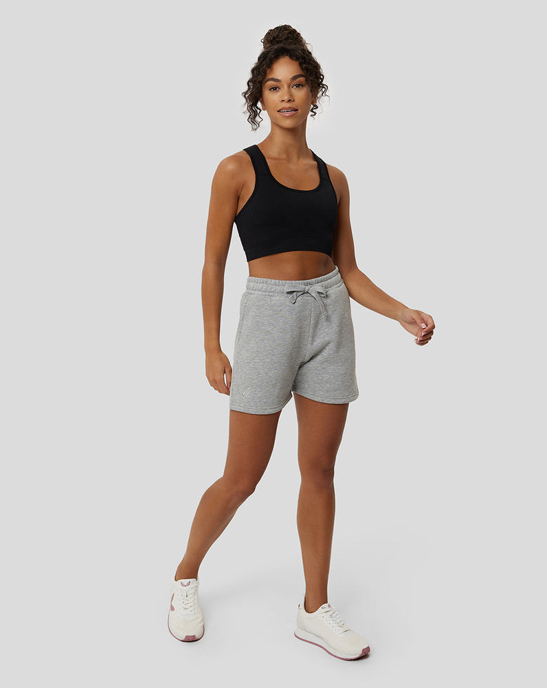 Women's Apex Grey Marl Sweat Shorts