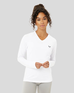 Camiseta manga larga mujer Active blanca