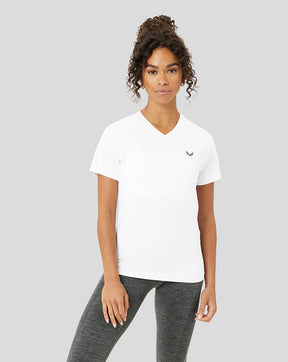 Camiseta de entrenamiento mujer blanca Protek