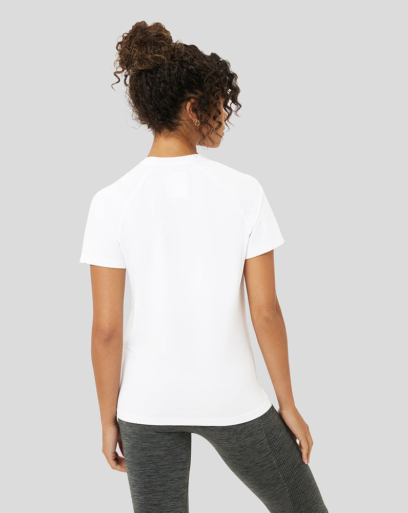 Camiseta de entrenamiento mujer blanca Protek