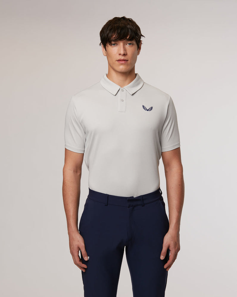 Men's mist Tota golf short sleeve polo shirt