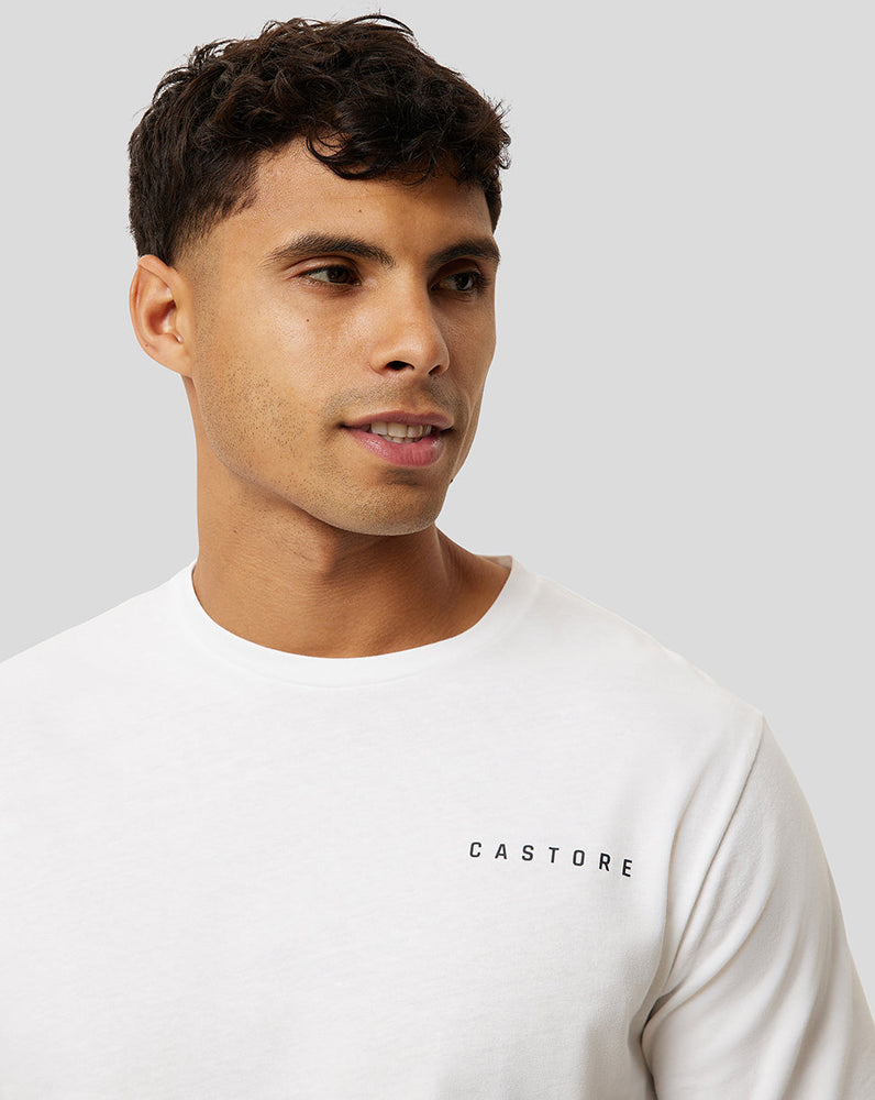 Camiseta de recuperación de cápsula de carbono blanca