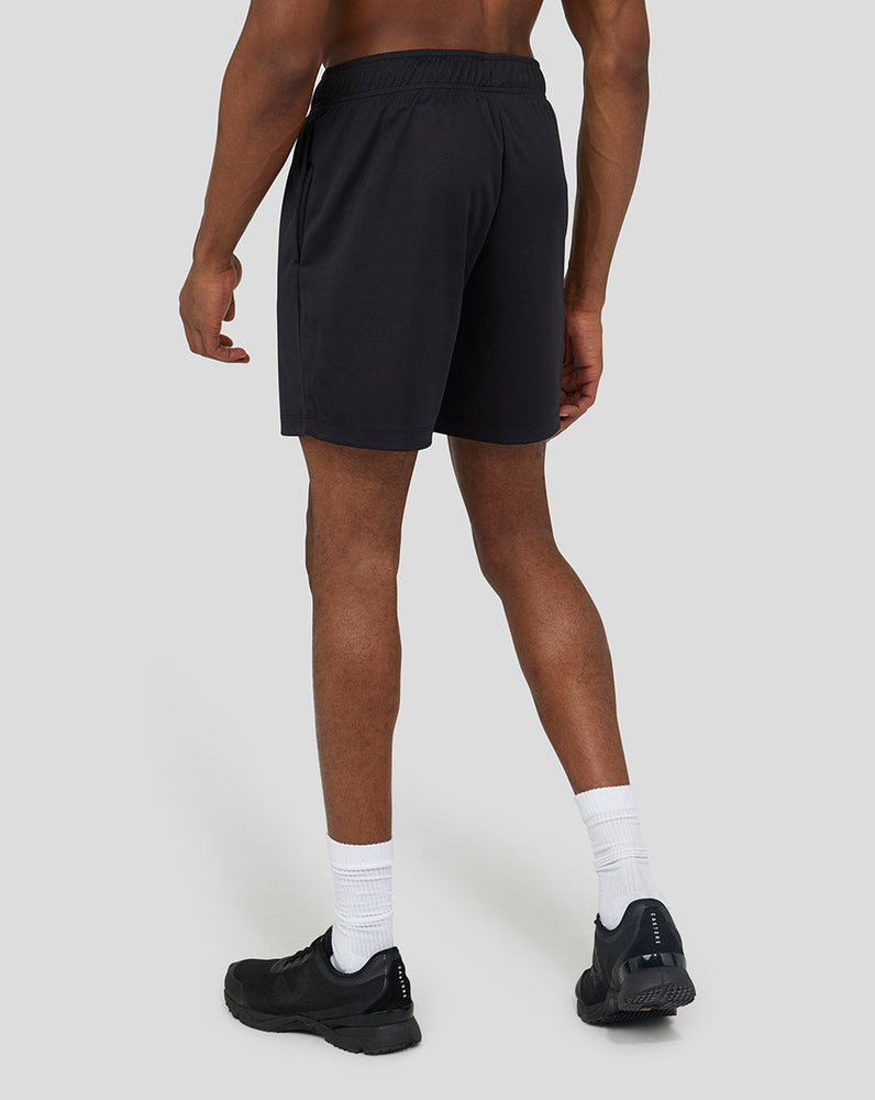 Hombre Shorts de punto clásicos de 6 pulgadas - Negro