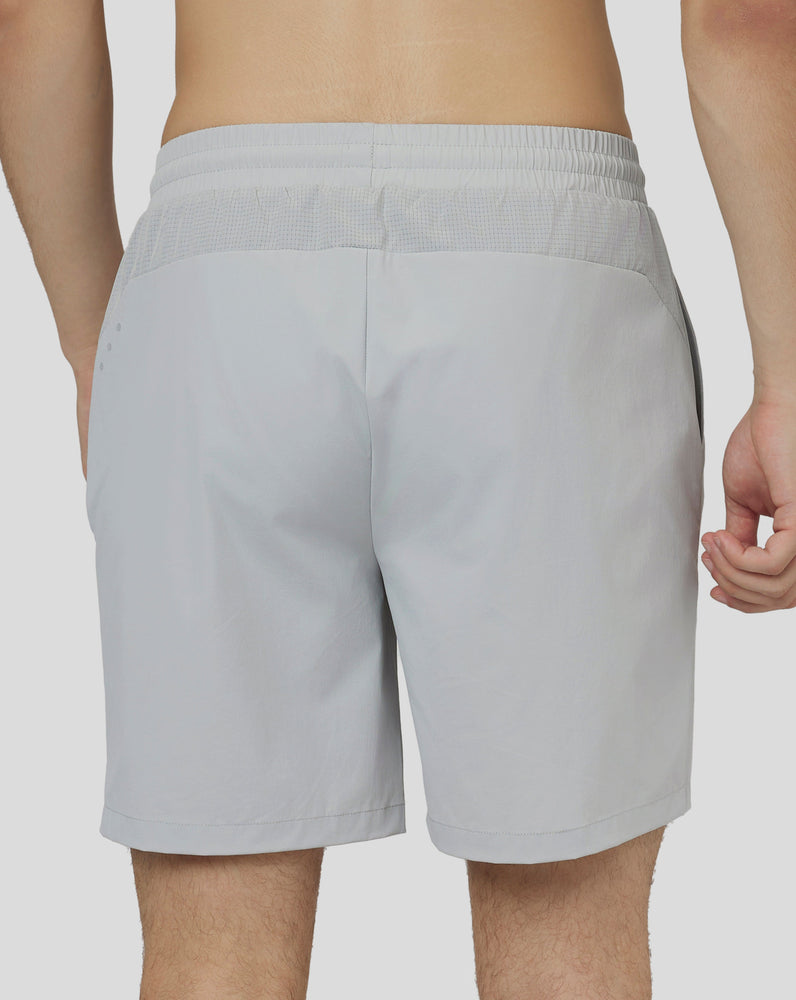 Pantalón corto tejido transpirable Active para hombre - Acero ligero