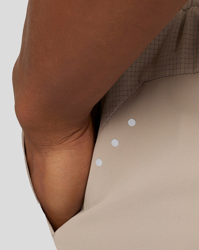 Pantalón corto tejido transpirable Light para hombre - Gris hongo