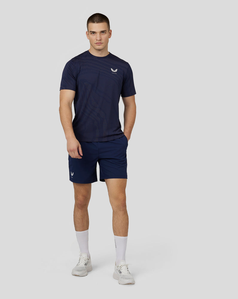 Hombre Shorts 6" tejidos elásticos - Azul Marino