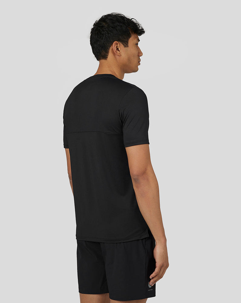 Camiseta deportiva de manga corta Active para hombre - Negro