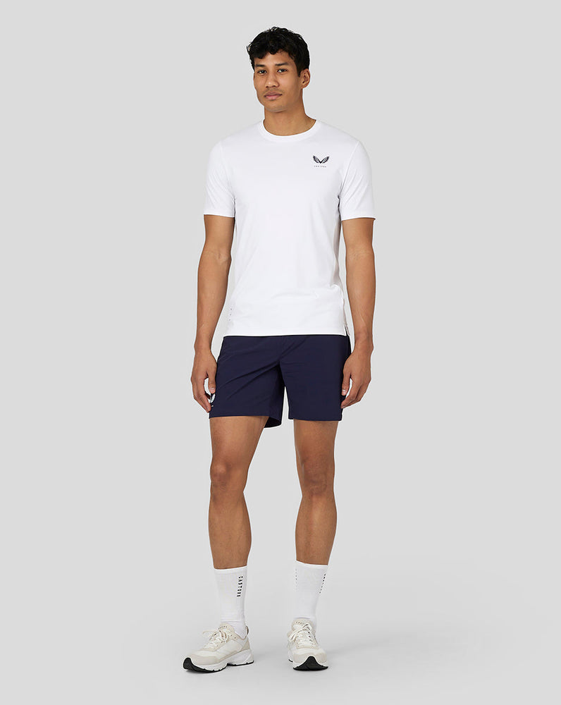 Hombre Active Camiseta deportiva de manga corta - Blanco