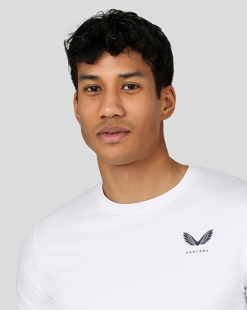 Camiseta deportiva de manga corta Active para hombre - Blanco
