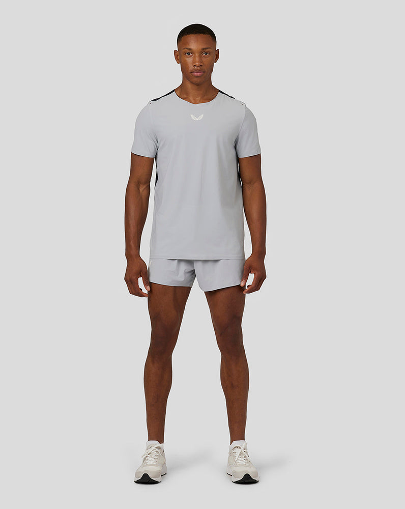 Camiseta de running con ventilación para hombre - Gris hielo