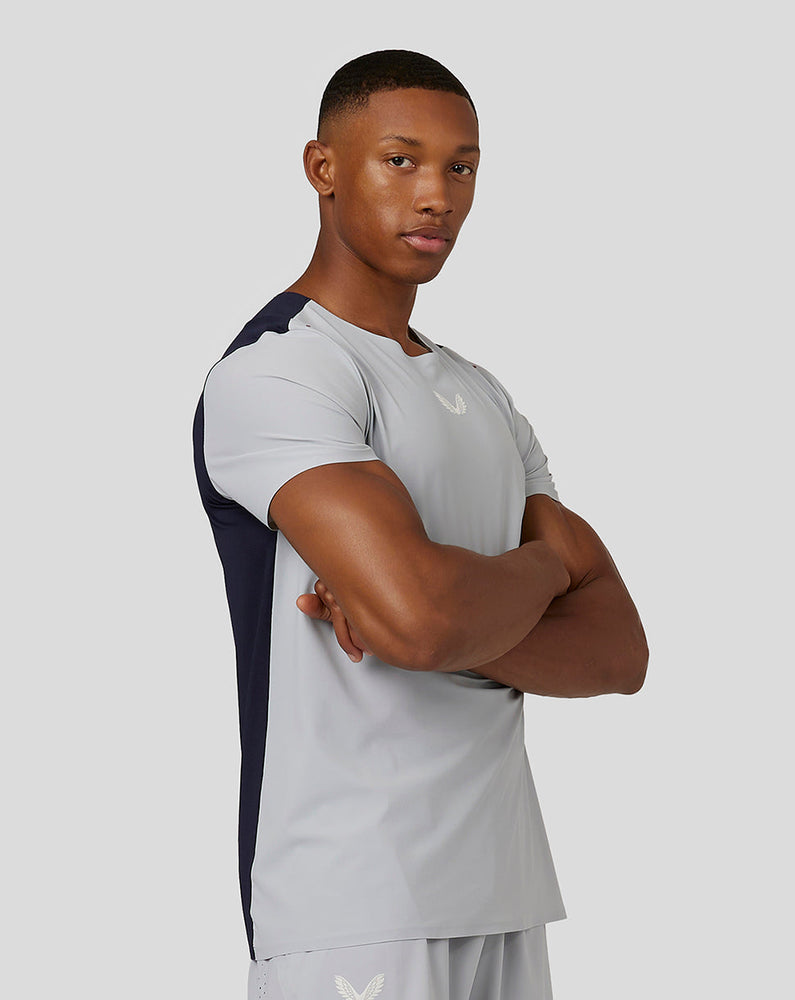 Camiseta de running con ventilación para hombre - Gris hielo