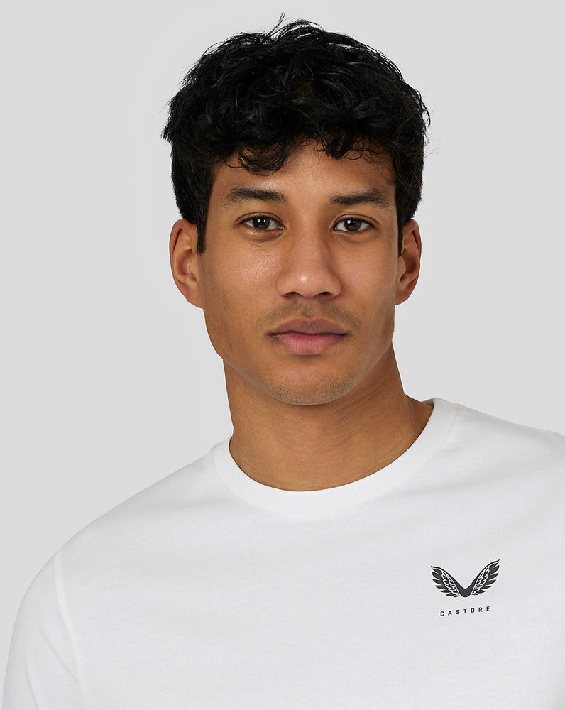 Camiseta tejida de manga corta Flex para hombre - Blanco