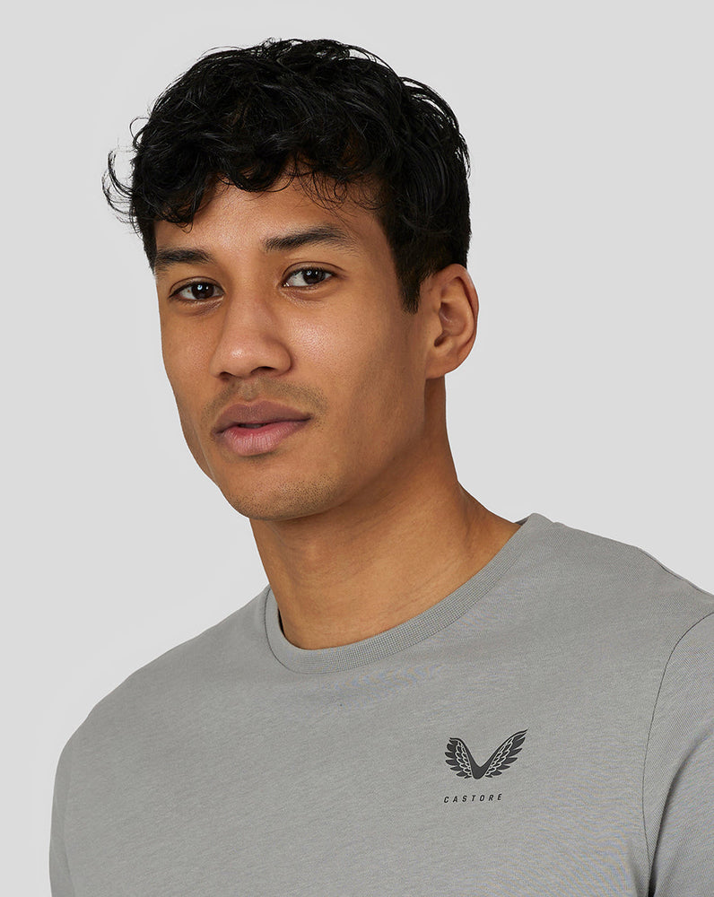 Camiseta tejida de manga corta Flex para hombre - Acero