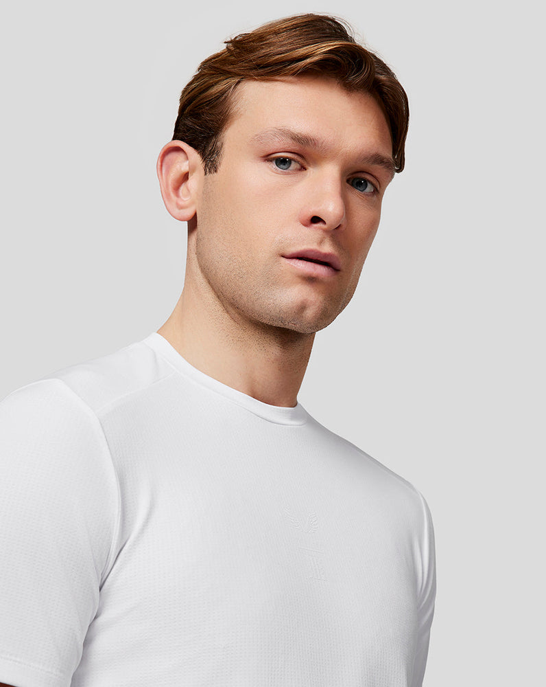 Men's Reiss Short Sleeve Performance T-Shirt - White