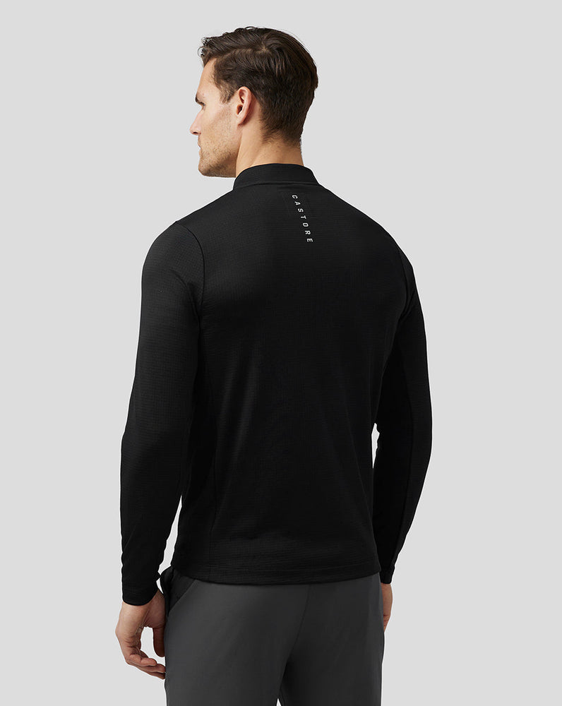Camiseta con media cremallera Golf Pinnacle Tech para hombre - Negro