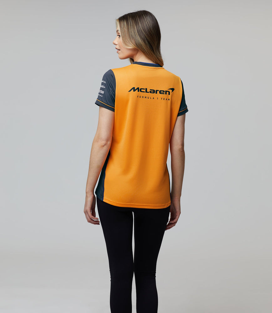 Camiseta de preparación para mujer McLaren gris