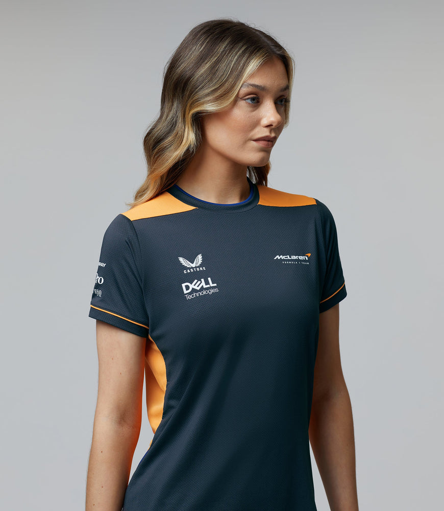 Camiseta de preparación para mujer McLaren gris