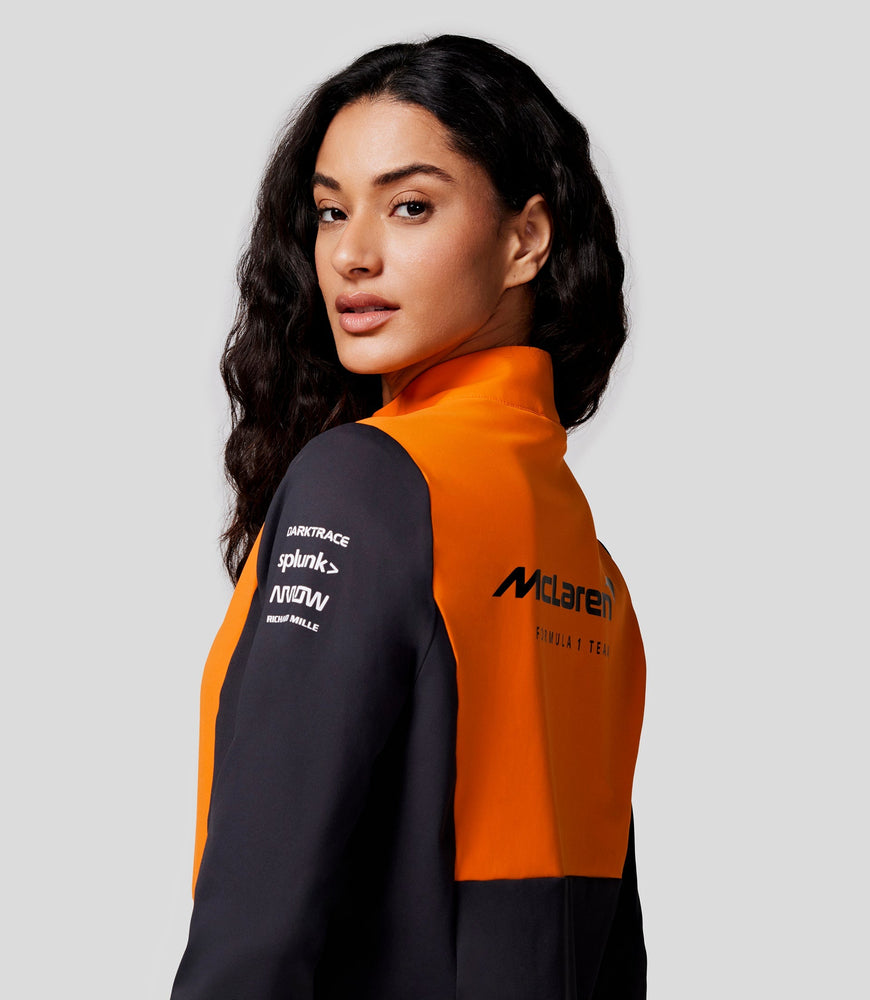 Ropa oficial del equipo McLaren para mujer Camiseta con cremallera de un cuarto Fórmula 1