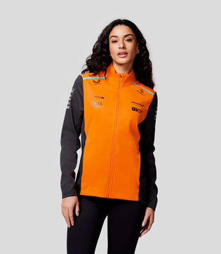 Chaqueta Soft Shell oficial McLaren Teamwear para mujer Fórmula 1