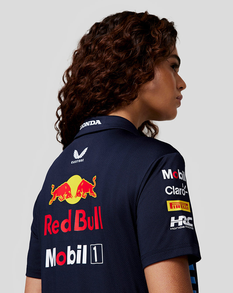 Polo oficial de manga corta Oracle Red Bull Racing de mujer - Night Sky