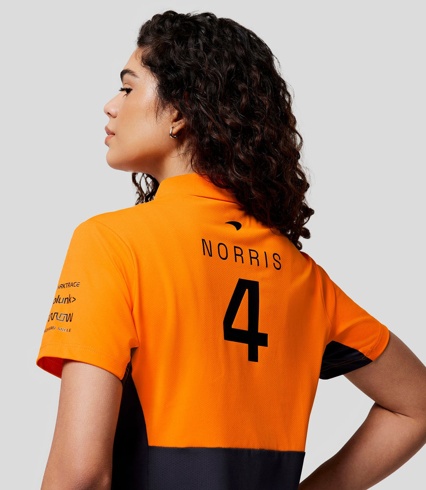 Polo oficial McLaren Teamwear para mujer Lando Norris Fórmula 1