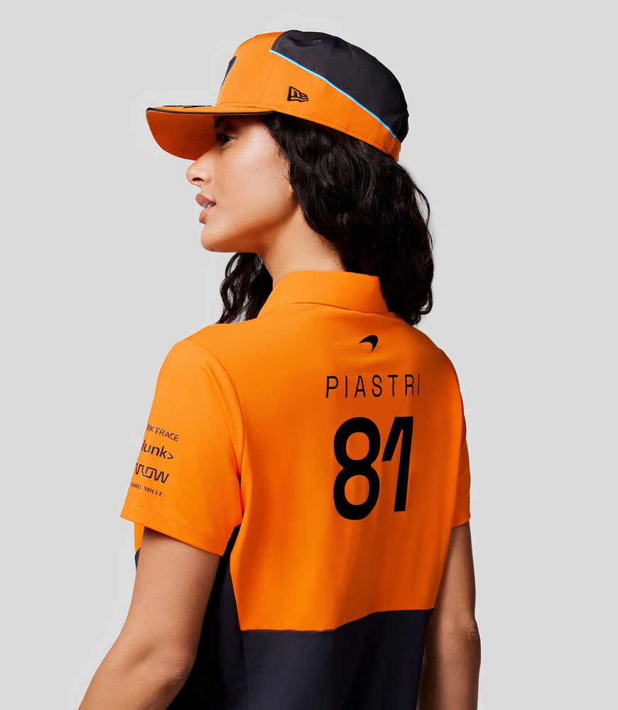 Polo oficial de McLaren Teamwear para mujer Oscar Piastri Fórmula 1
