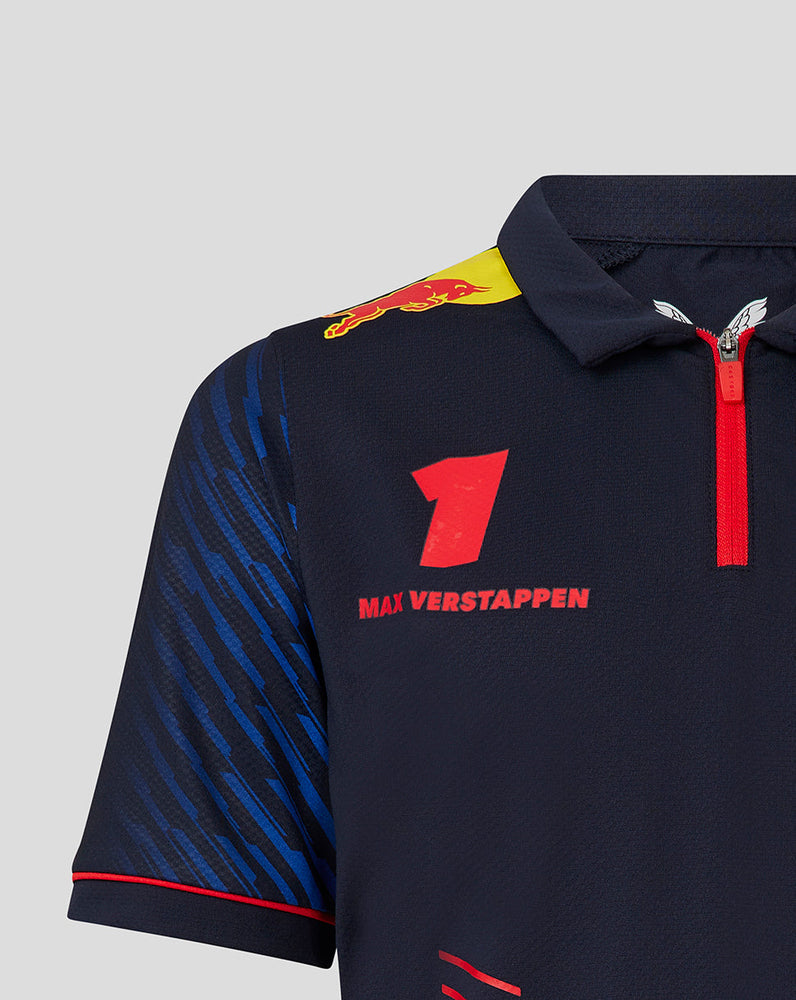 CAMISETA POLO ORACLE RED BULL RACING JUNIOR SS DRIVER MAX VERSTAPPEN - NIGHT SKY